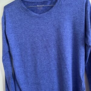 Blue Long Sleeve Top